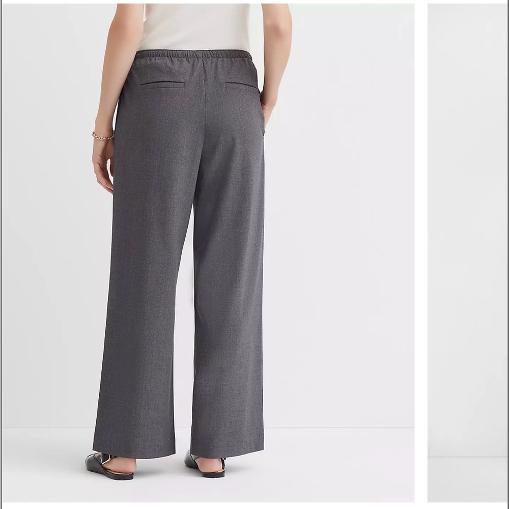 Gray Drawstring Pants - image 3